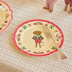 【rice】Nathalie Lete メラミン サイドプレート 20.5cm(ドッグ)