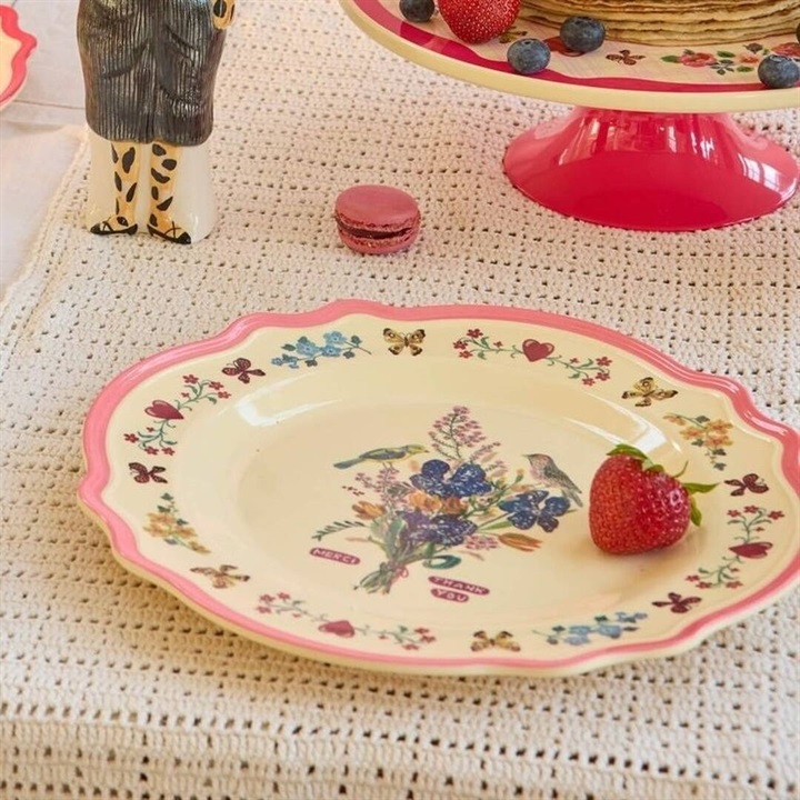 【rice】Nathalie Lete メラミン ディナープレート 28cm