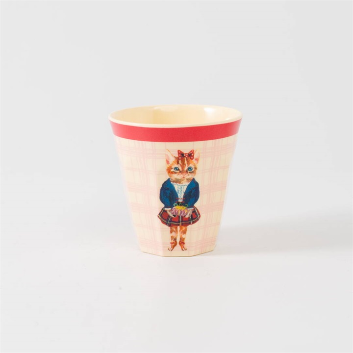 【rice】Nathalie Lete メラミンカップ スモール 160ml(キャット)