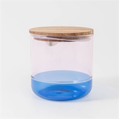 【amabro】2TONE CANISTER L(Pink×Blue)