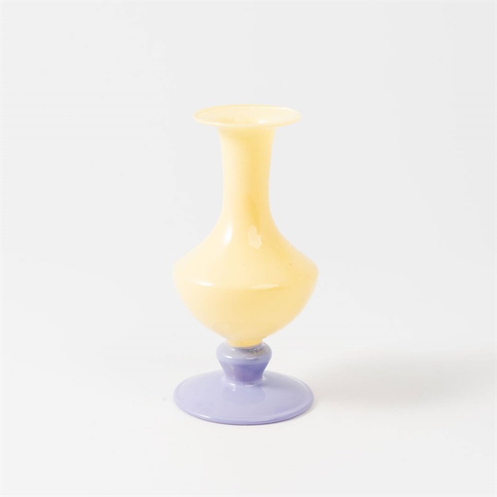 【amabro】2TONEミニフラワーベース B(Yellow×Purple)