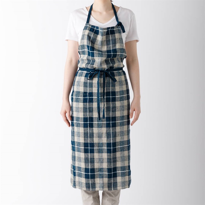 【Lino e Lina】エプロン リトアニアリネン マノン A391