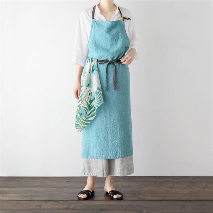 【Lino e Lina】エプロン リトアニアリネン マノン A404