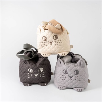 にゃふにゃふ キルトランチ巾着