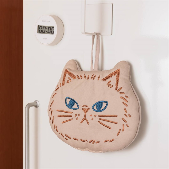 【fikalycka】ミトン鍋敷き(グレージュ)