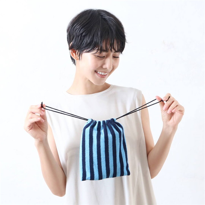 ポケッタブルリラクシースリッパ(BL×NV)