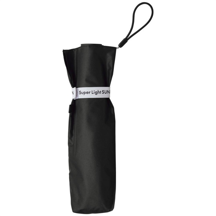 【because】PUスーパーライト／ソリッドカラー ミニ 晴雨兼用 折傘