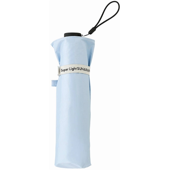 【because】PUスーパーライト／ソリッドカラー ミニ 晴雨兼用 折傘