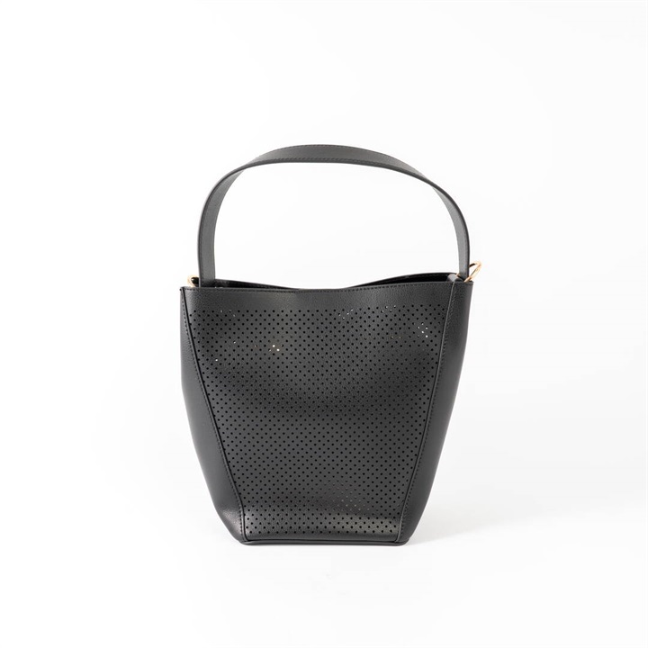 【MID GIRL APPLY】軽量合皮 2way バケツバッグ