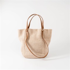 【MID GIRL APPLY】メッシュトート(BROWN)