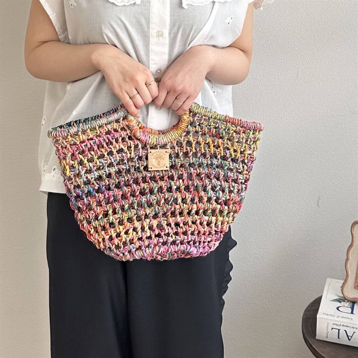 【NESS CRAFT】ラフィアかごバッグ