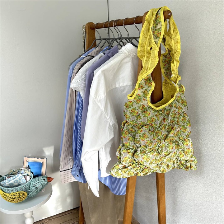 【Casselini】スクエアギャザートート