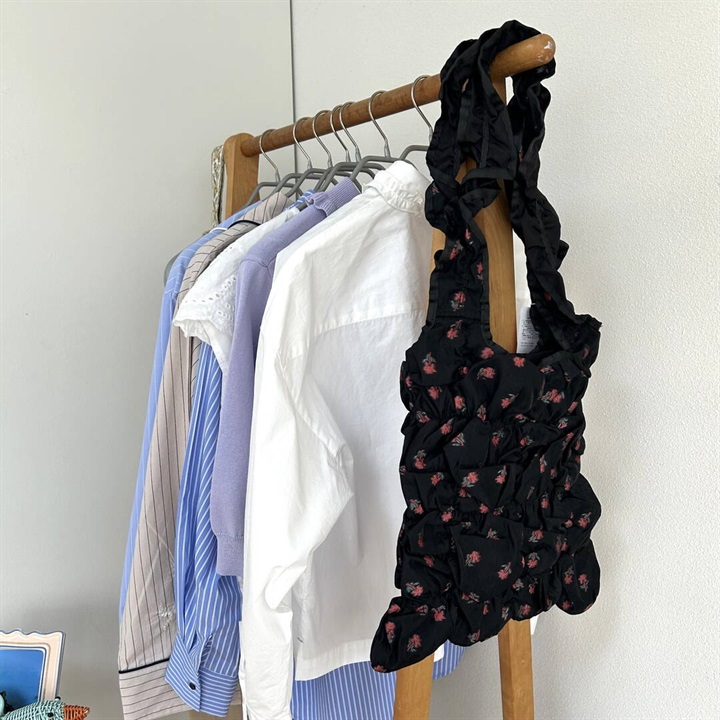 【Casselini】スクエアギャザートート