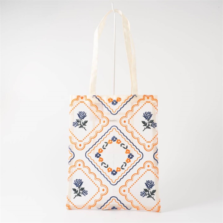 【Casselini】チュール刺繍トート