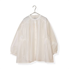 【AUG】Aラインギャザー 長袖ブラウス(10 OFF)