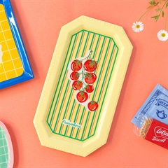 アイアン レクタングルトレイ(トマト)