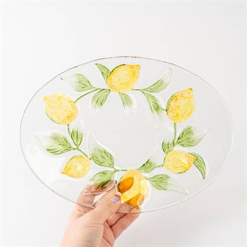 glaffe レモンリースプレート オーバル S 23cm