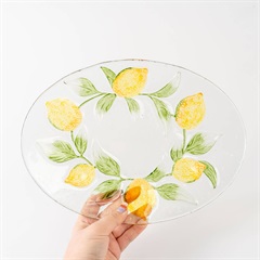 glaffe レモンリースプレート オーバル S 23cm