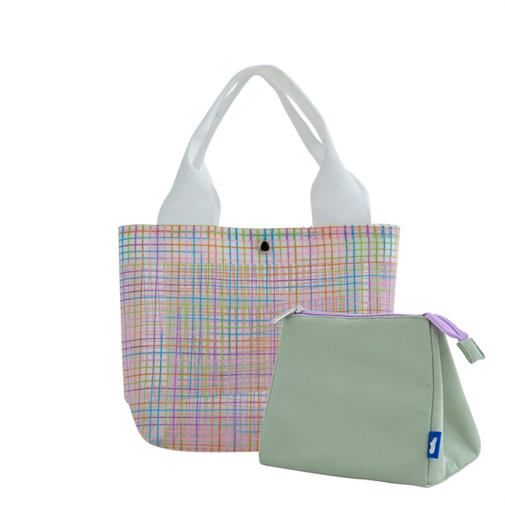 COOL HEVEN 保冷ポーチ付き2WAYトートバッグ