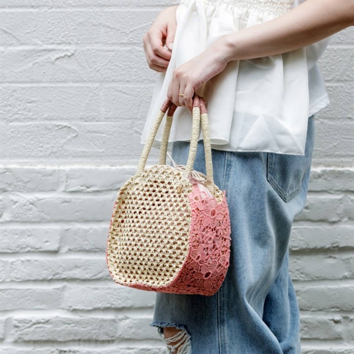 Rondflora ペーパーカゴバッグ