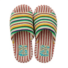 Pile＆Piece 厚底低反発スリッパ M(MIX×RD)