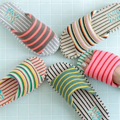 Pile＆Piece 厚底低反発スリッパ M