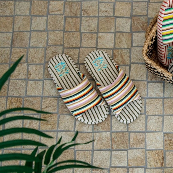 Pile＆Piece 厚底低反発スリッパ L