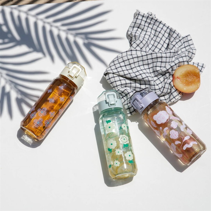 Hummingood Lunch クリアワンタッチボトル 520ml(YE)