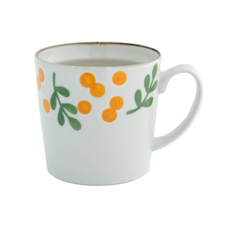 Hanamoe 波佐見焼マグカップ 300ml