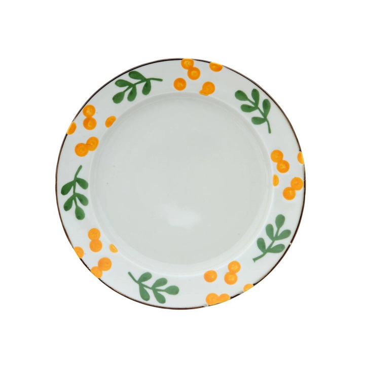 Hanamoe 波佐見焼プレート Φ19cm