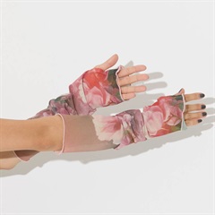 【Casselini】フォトプリント アームカバー(ピンク)