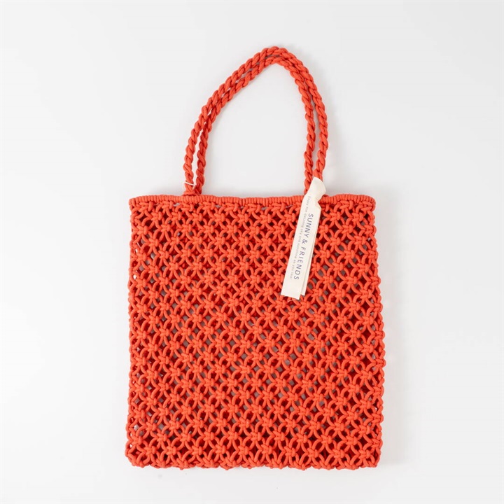 マクラメコード トートバッグ