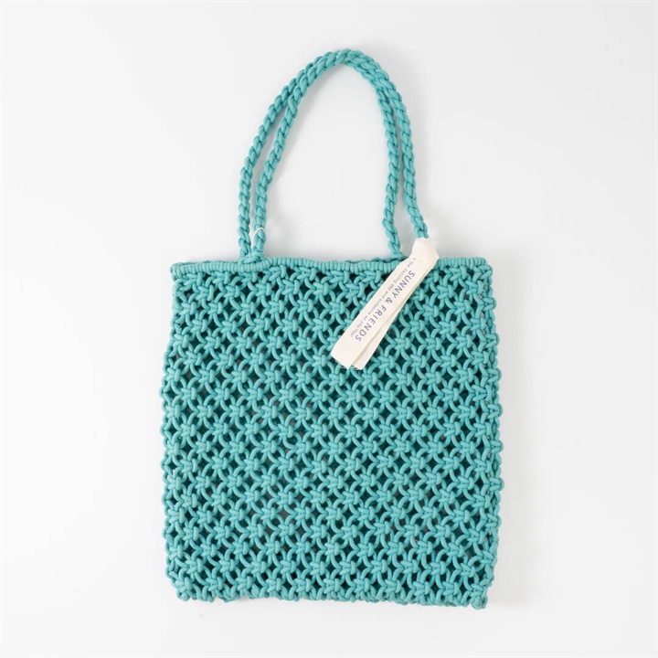 マクラメコード トートバッグ