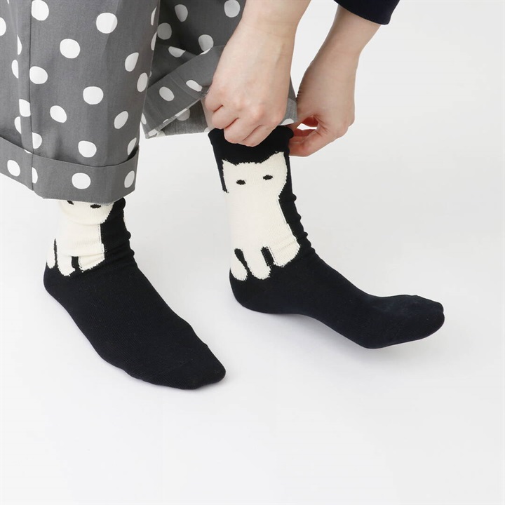 【French Bull】シャトンソックス(ブラック)