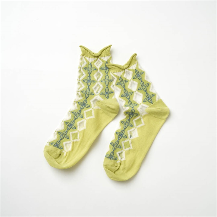 【from F】apila(四つ葉) クルーソックス