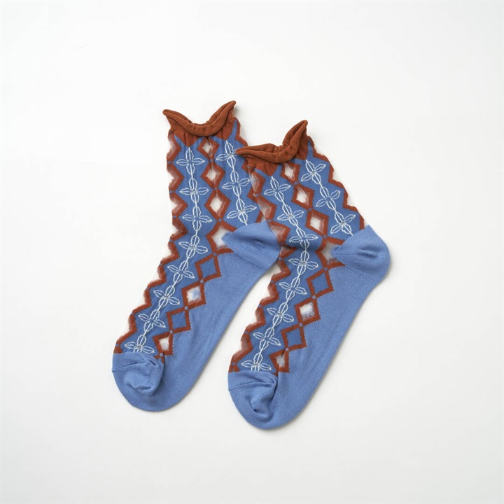 【from F】apila(四つ葉) クルーソックス