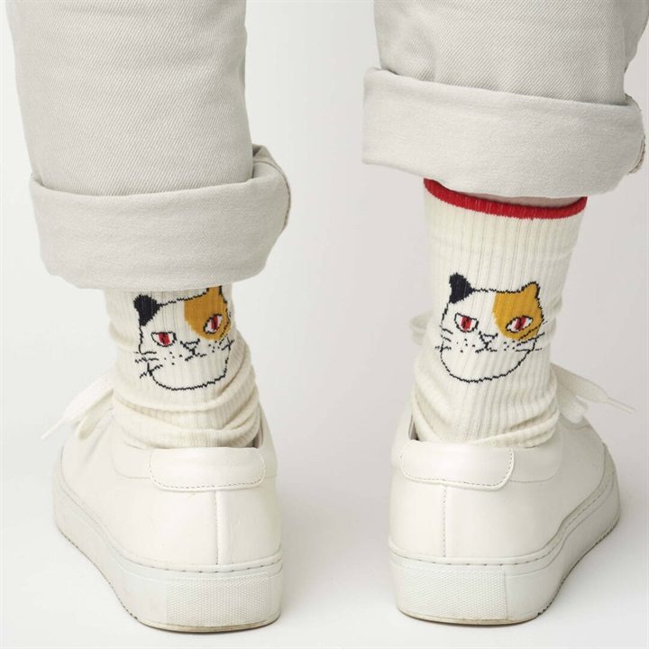 【from F miau】olen わたしとぼく ソックス(freyja)