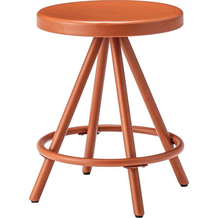 ラウンドスチールスツール