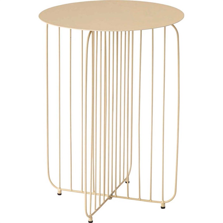 ラウンドスチールサイドテーブル S