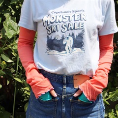 【KIVISDOU】チューリップフリル UVアームカバー(262 コーラル)