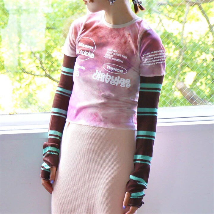 【KIVISDOU】ボーダー UVアームカバー