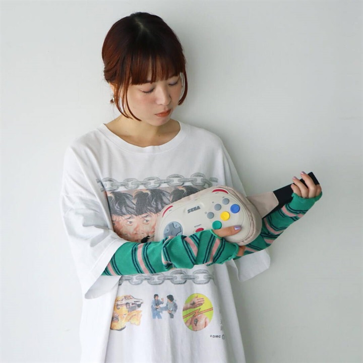 【KIVISDOU】ボーダー UVアームカバー