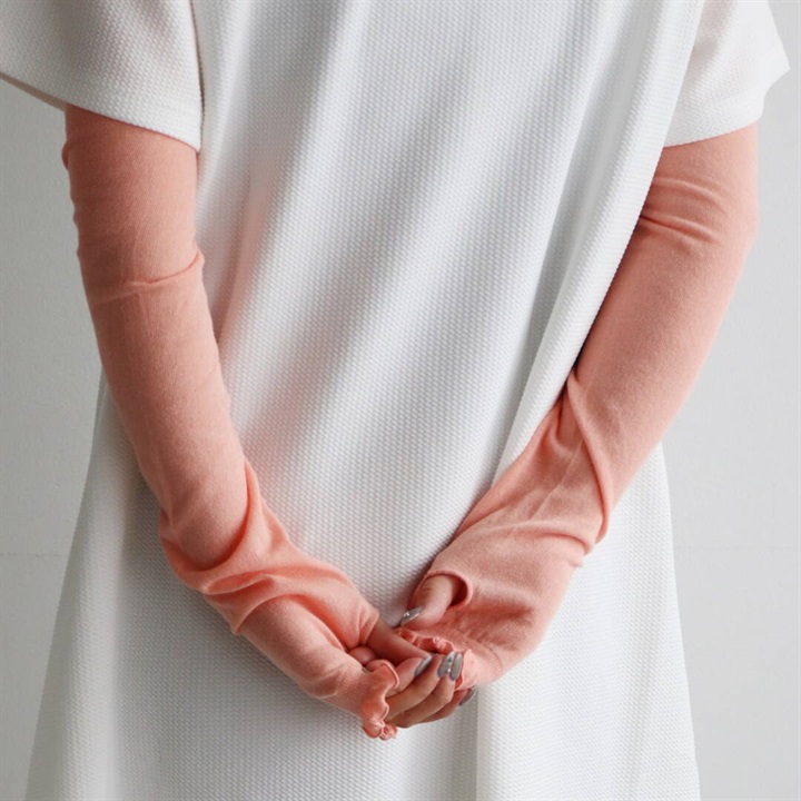 【TAWARA】フリル UVカットアームカバー