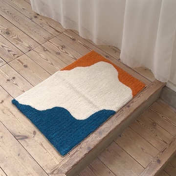 てんとてんオリジナル フロアマット 50×70cm Flow Rug