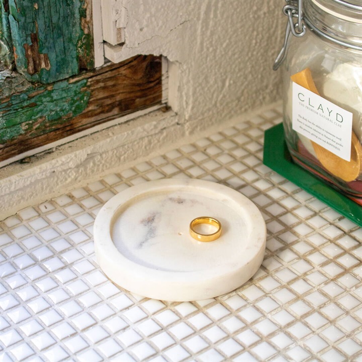 【artipur COTTAGE】ストーンインセンスプレート(ホワイト)