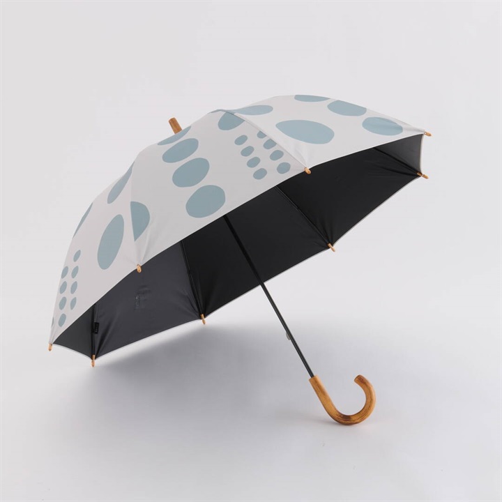 【392 plus m】長傘 晴雨兼用 PU 55cm マル Q270