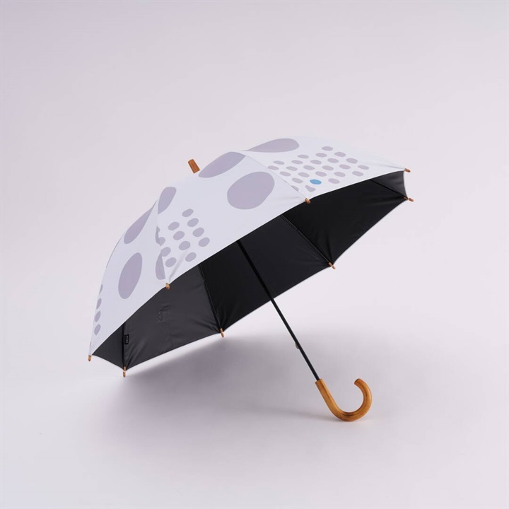 【392 plus m】長傘 晴雨兼用 PU 55cm マル Q270