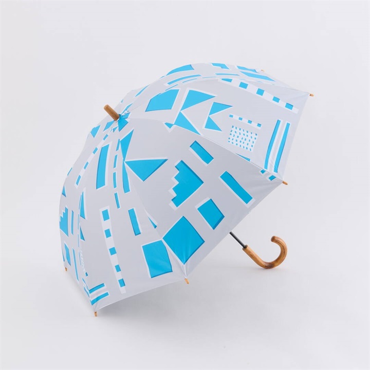 【392 plus m】長傘 晴雨兼用 PU 55cm feeling Q370