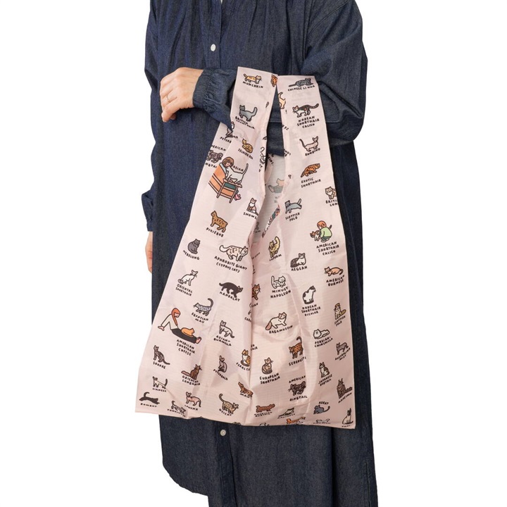 【BAGGU】STANDARD BAGGU CAT(CAT（GRAPHIC DICTIONARY）)