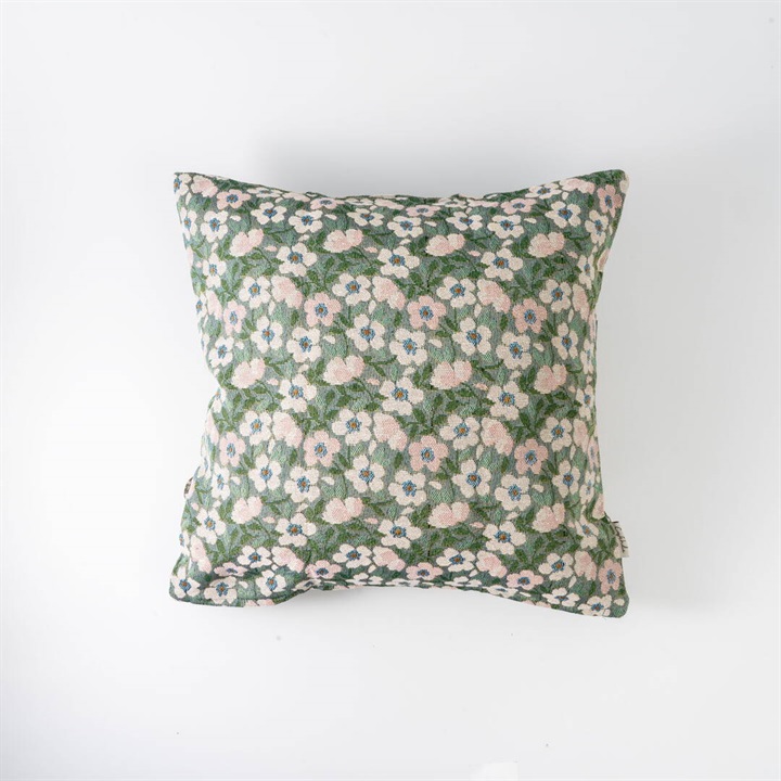 【Craft India】クッションカバー シャンタ(ミント)